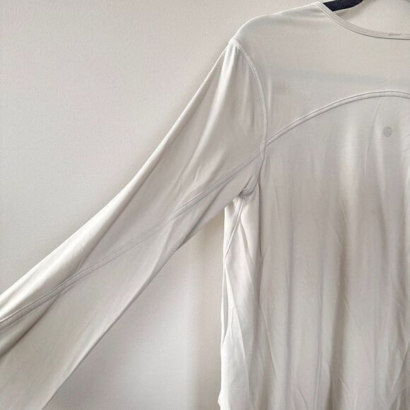 Lululemon Up for Down Time Long Sleeve  White Cream 2 - Picture 4 of 11
